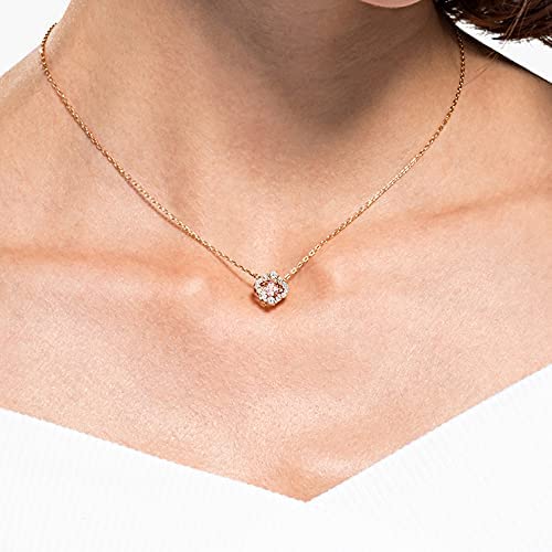 SWAROVSKI Sparkling Dance Clover Jewelry Collection, Rose Gold Tone Finish, Pink Crystals, Clear Crystals - Image 5
